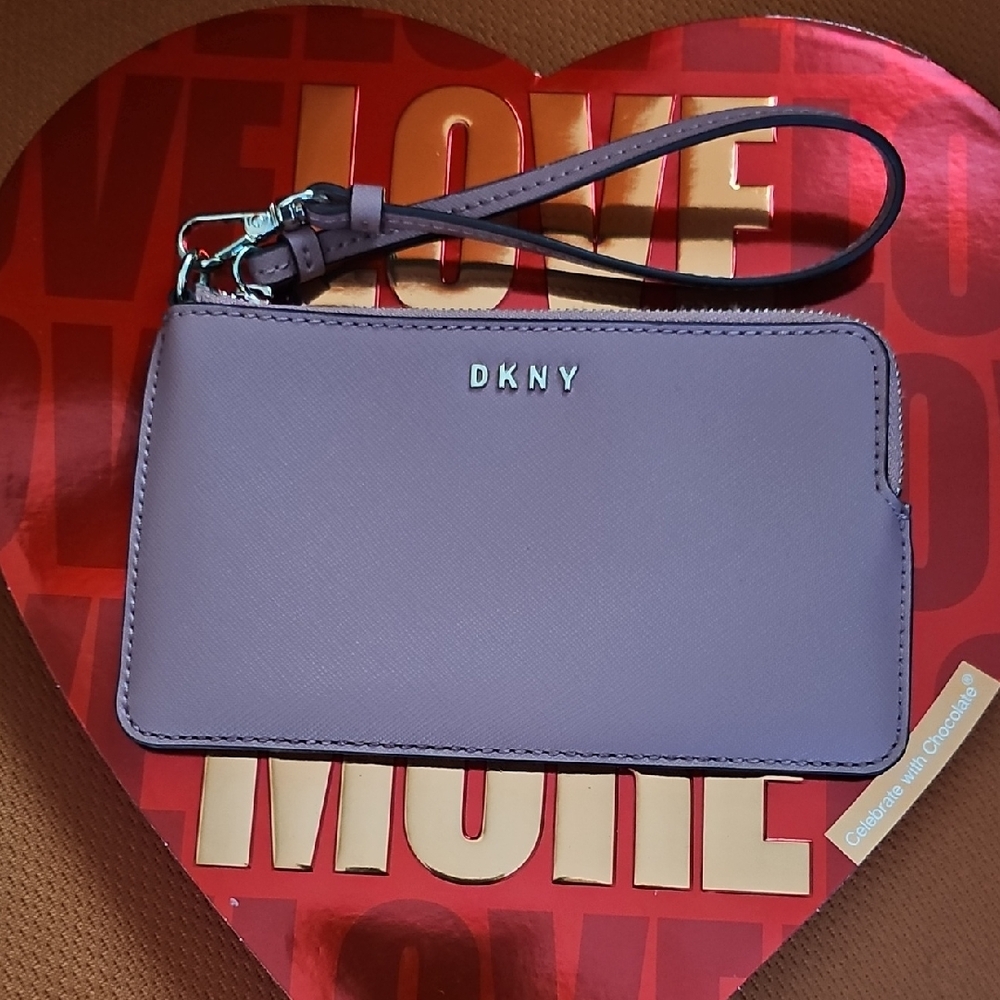 DKNY Pink Mauve Wristlet